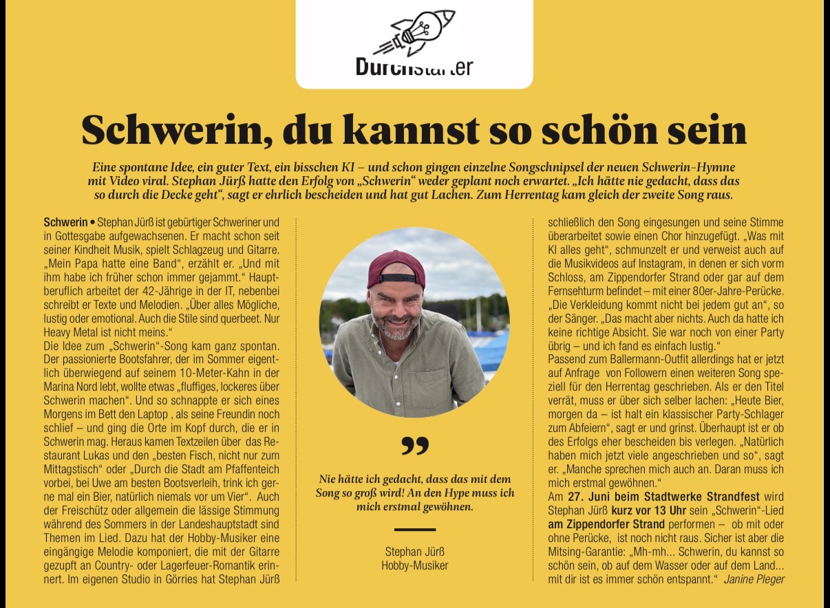 Durchstarter-Artikel: Schwerin, du kannst so schön sein